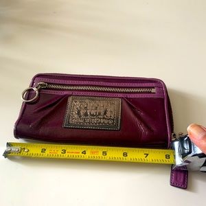 Coach poppy wallet/wristlet